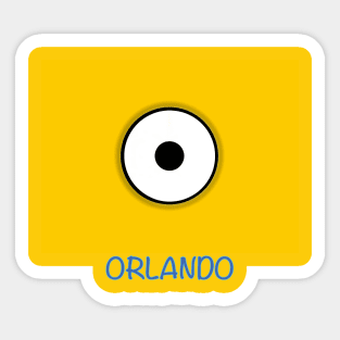 MINI YELLOW ORLANDO Sticker